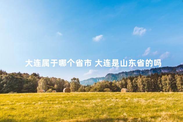 大连属于哪个省市 大连是山东省的吗